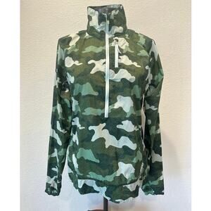 Stio Second Light Pullover Jacket Womens M Camo Ultralight Hiking Packable